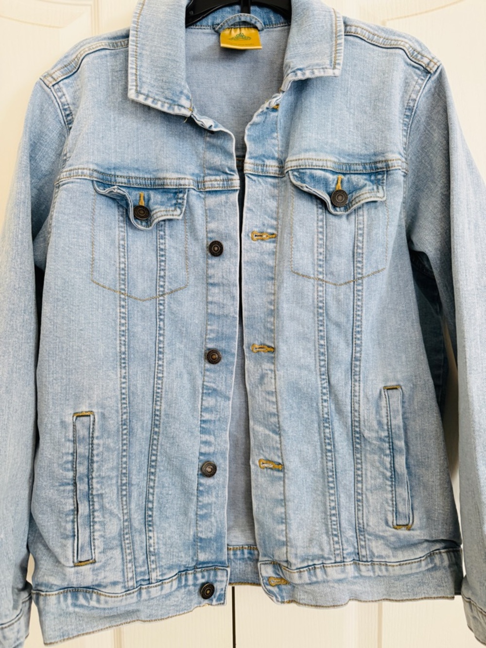Light Wash Denim Jacket - Casual Girls Jean Jacket